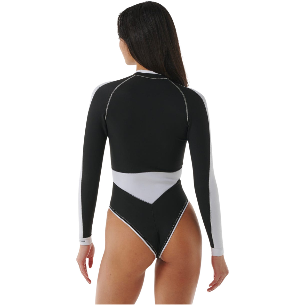 2026 Rip Curl Womens G-Bomb 1.5mm Front Zip Spring Wetsuit 13EWSP - Black / White